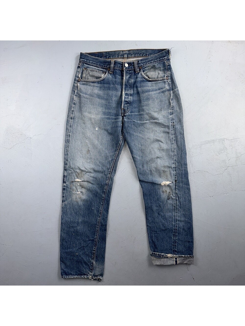 Levis 501 Big E Vintage 60s Redline Selvedge USA XX 1960s Jeans 66 Act 31x30